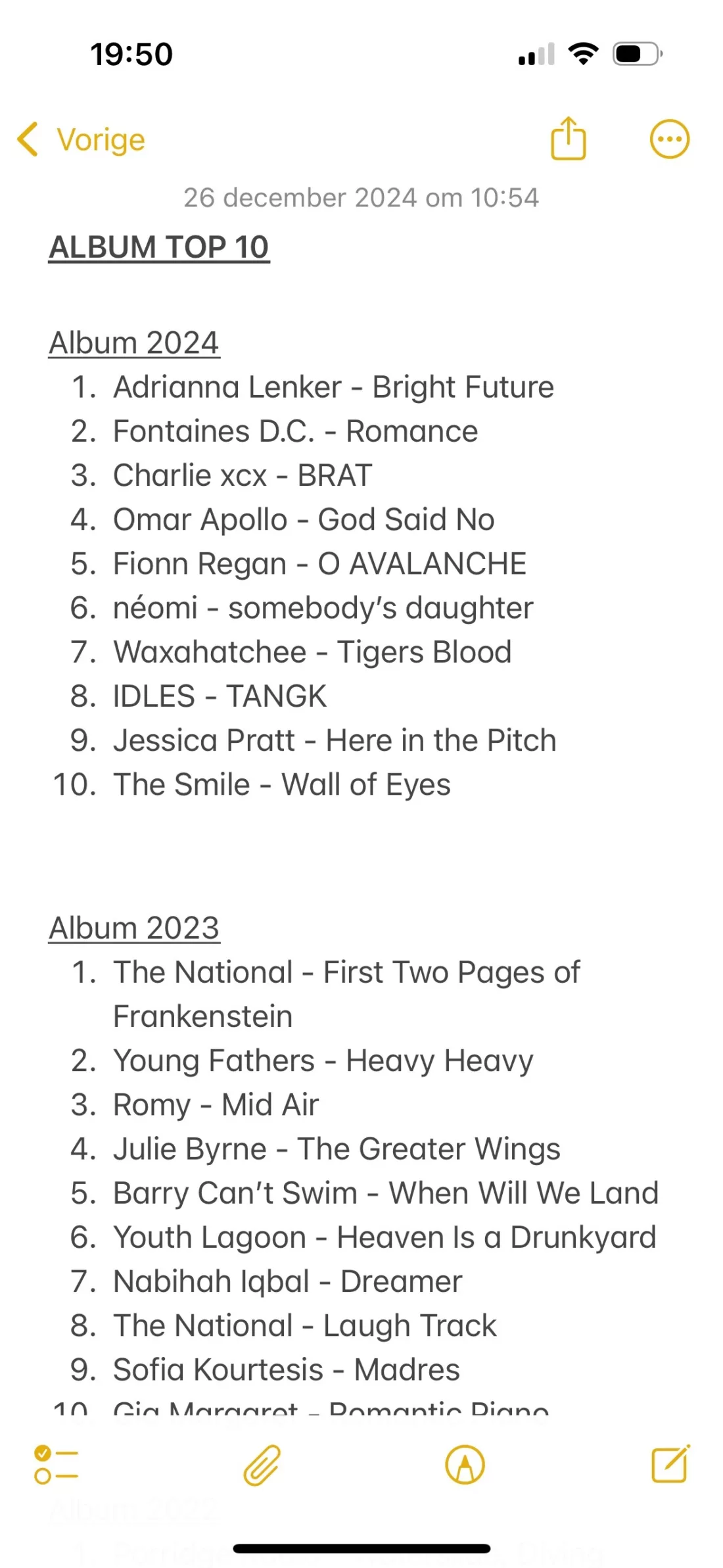 ALBUM TOP 10