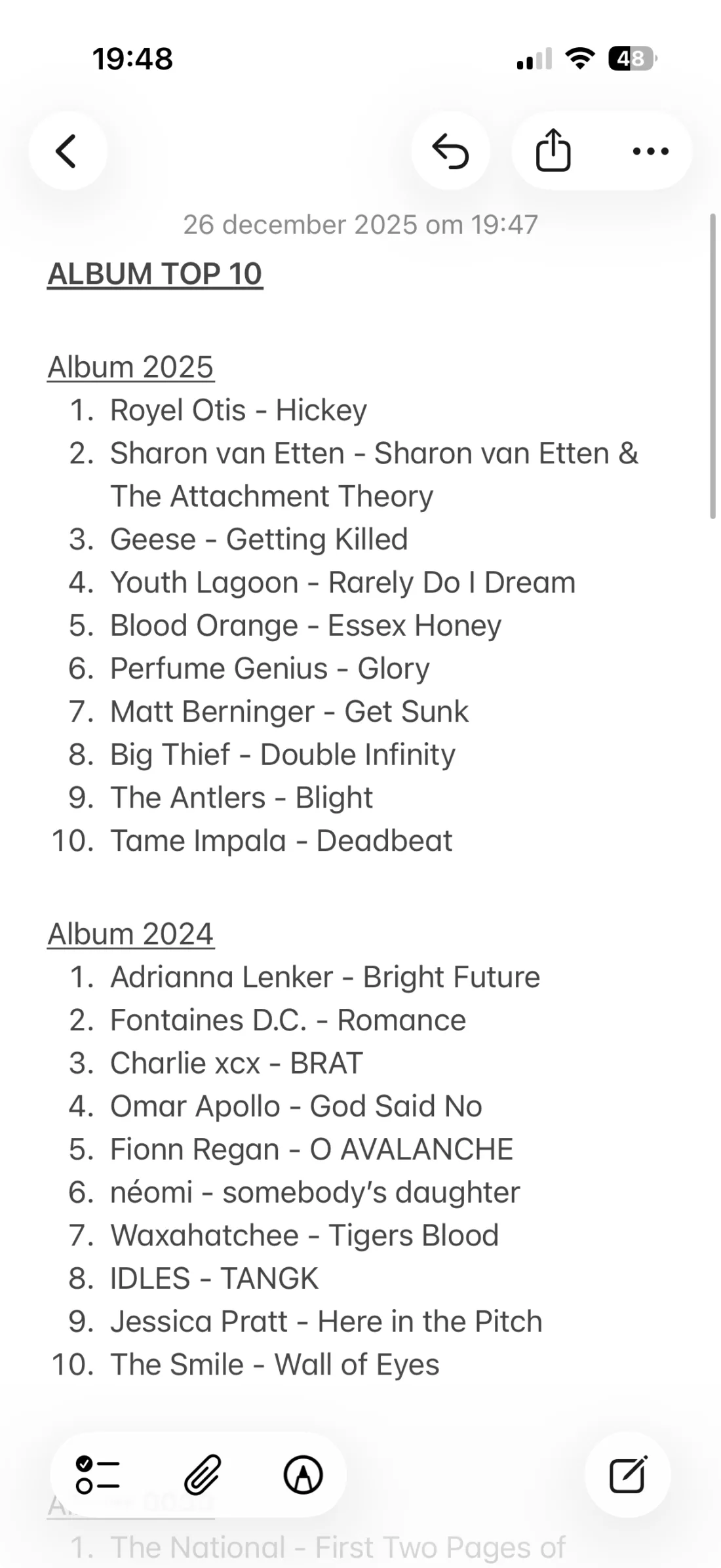 ALBUM TOP 10